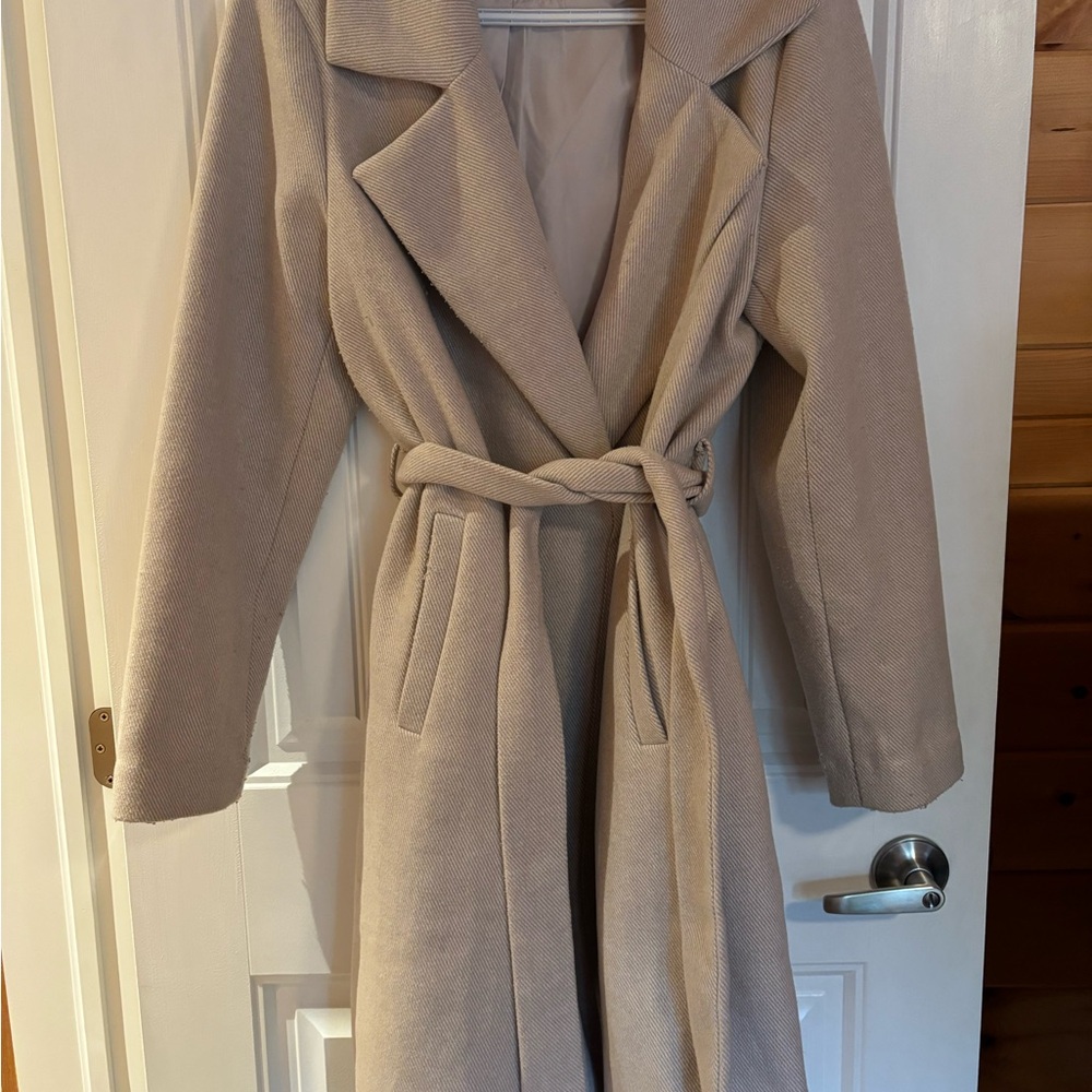 Cream Trench Coat